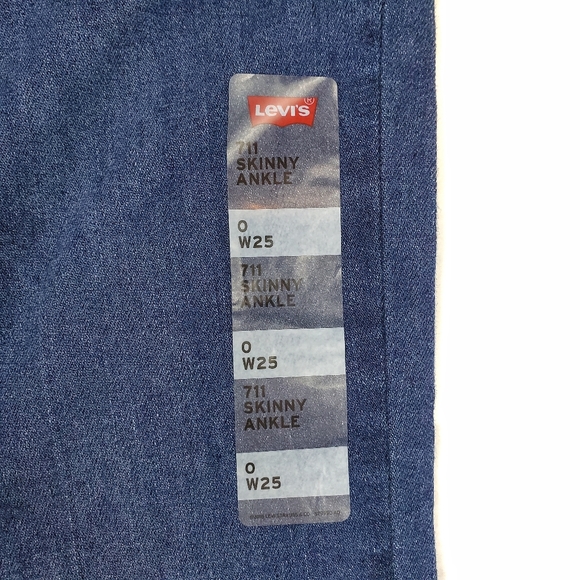 Levis Strauss Skinny Ankle Mens Youth O 25W Jeans - Picture 3 of 6